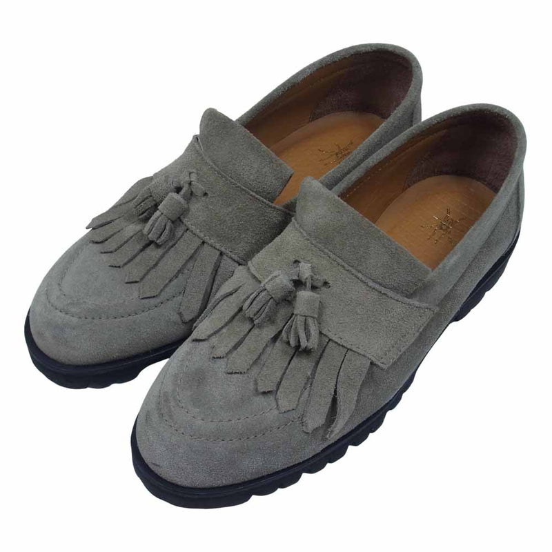 BAL バル BAL-T&C-04 × TOMO&CO COMMAND SOLE TASSELE LOAFER トモアンドシーオー コマンドソール タッセル ローファー グレイッシュベージュ 25【中古】