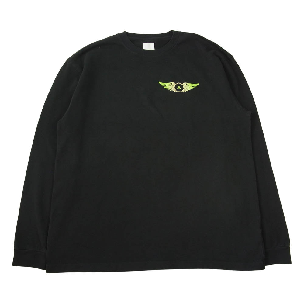 アルケミスト AL-A21-0000-010 国内正規品 H WTR L/S TEE バックプリント Tシャツ ブラック系 XL【美品】【中古】