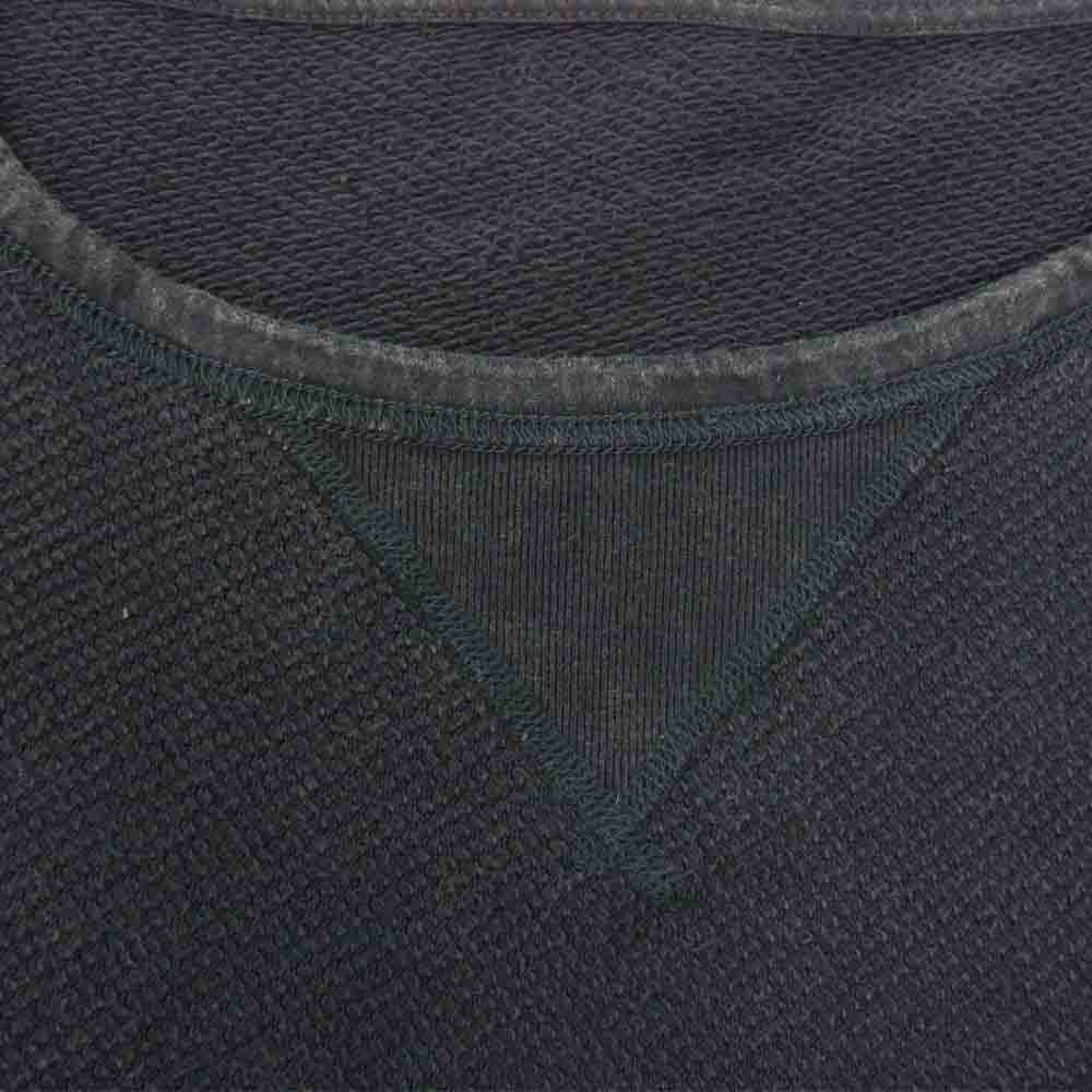 PORTER CLASSIC ポータークラシック FRENCH THERMAL CREWNECK フレンチサーマル クルーネック ネイビー系 L【中古】