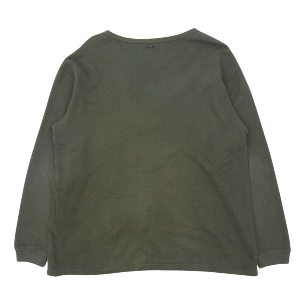 PORTER CLASSIC ポータークラシック FRENCH THERMAL CREWNECK フレンチサーマル クルーネック カーキ系 L【中古】