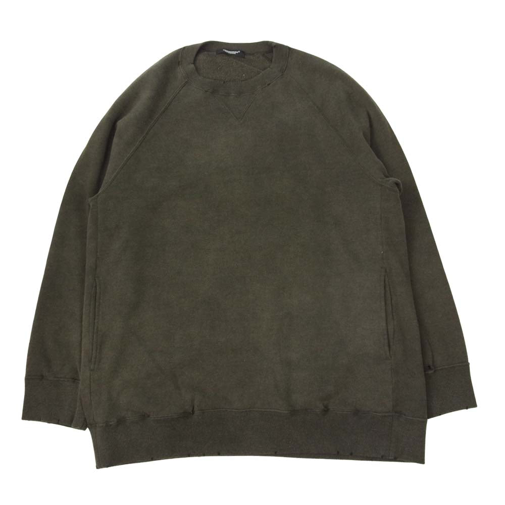 UNDERCOVER アンダーカバー 21SS UC1A4802 ボロ加工 ワイド スウェット グレー系 2【中古】
