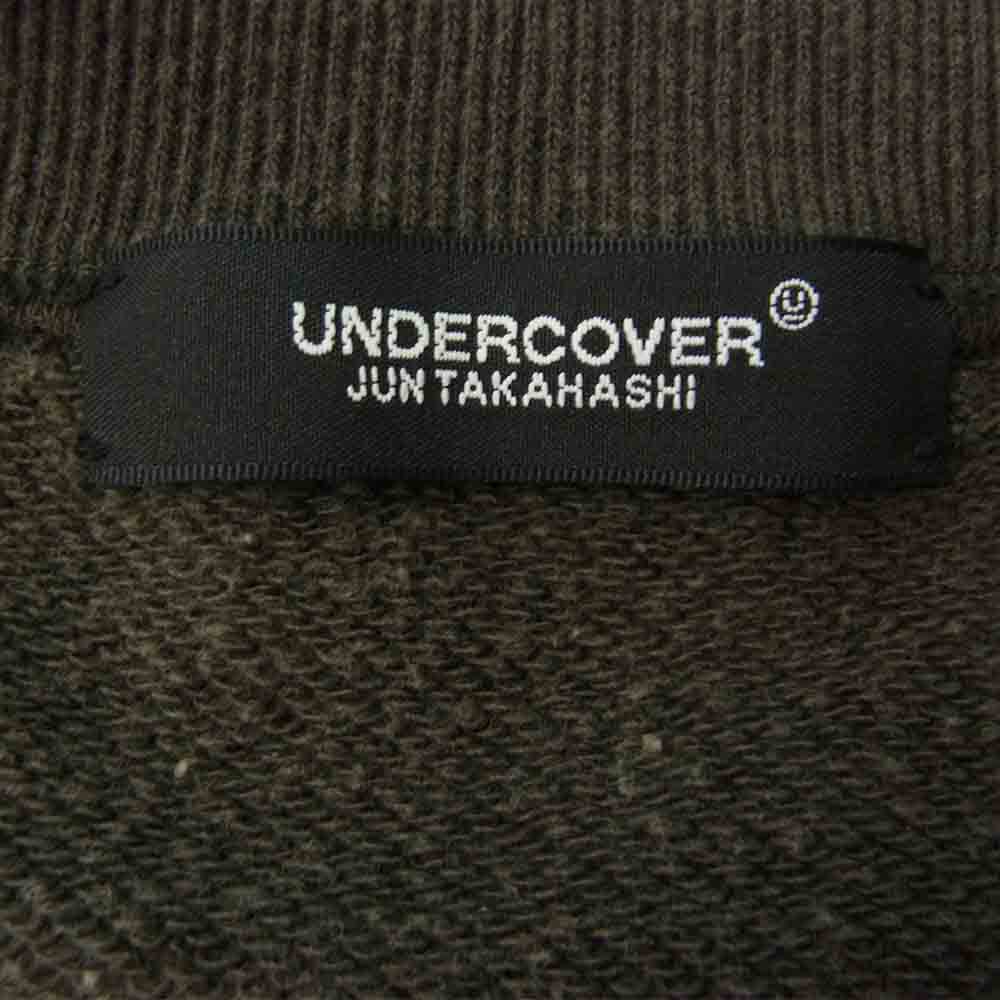 UNDERCOVER アンダーカバー 21SS UC1A4802 ボロ加工 ワイド スウェット グレー系 2【中古】