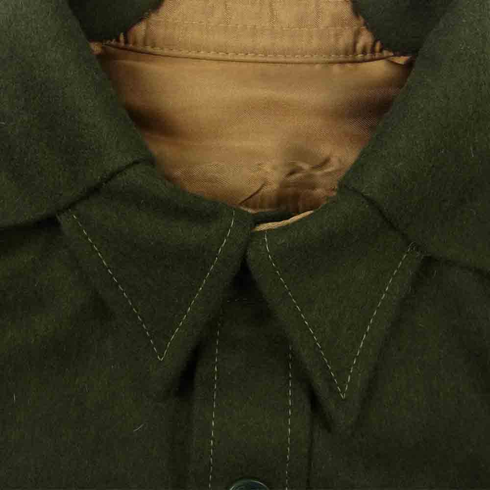 MAISON MARGIELA メゾンマルジェラ 22SS S30DL0495 S54297 Wool Over Shirt オーバーサイズ ウール シャツ ジャケット カーキ系 42【美品】【中古】