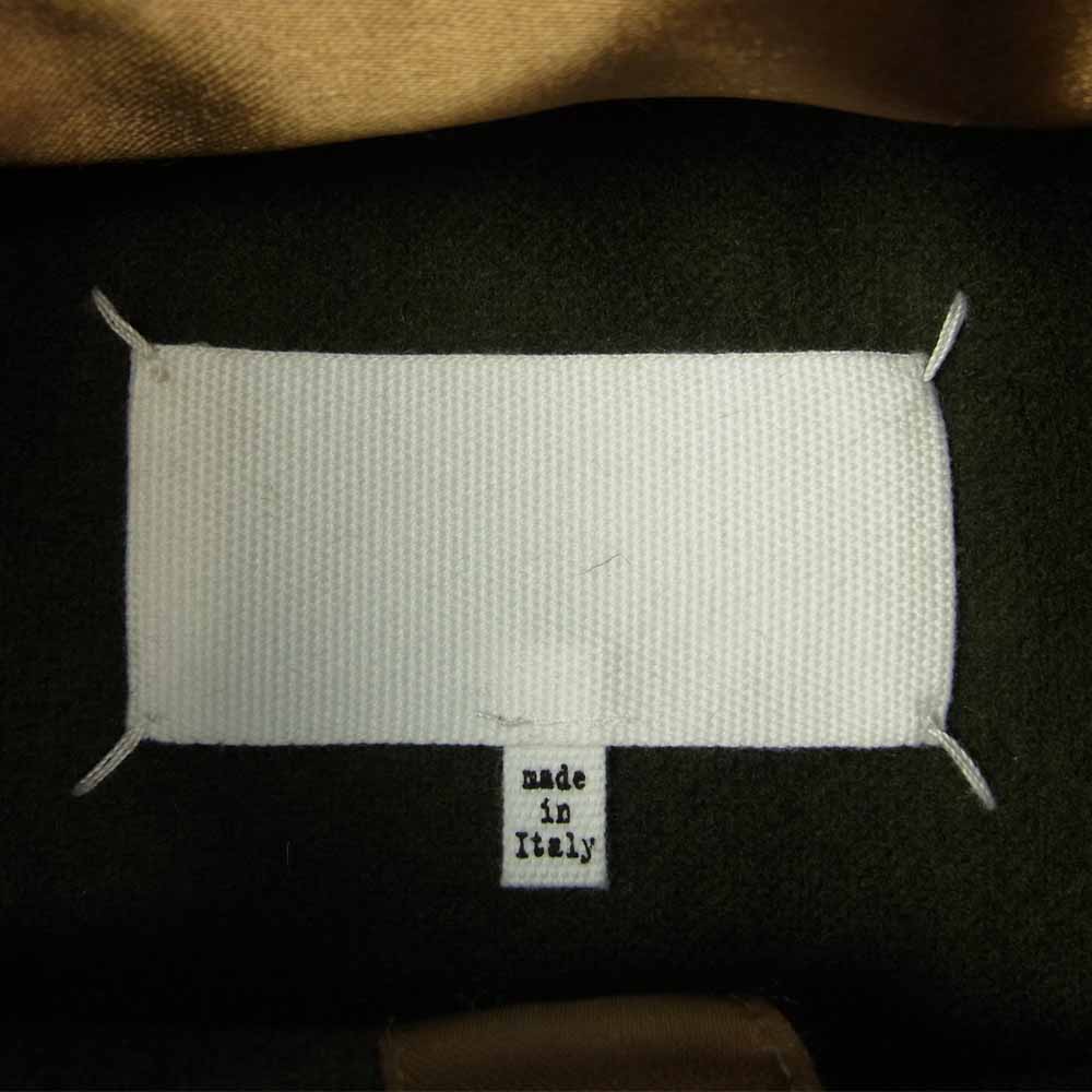 MAISON MARGIELA メゾンマルジェラ 22SS S30DL0495 S54297 Wool Over Shirt オーバーサイズ ウール シャツ ジャケット カーキ系 42【美品】【中古】