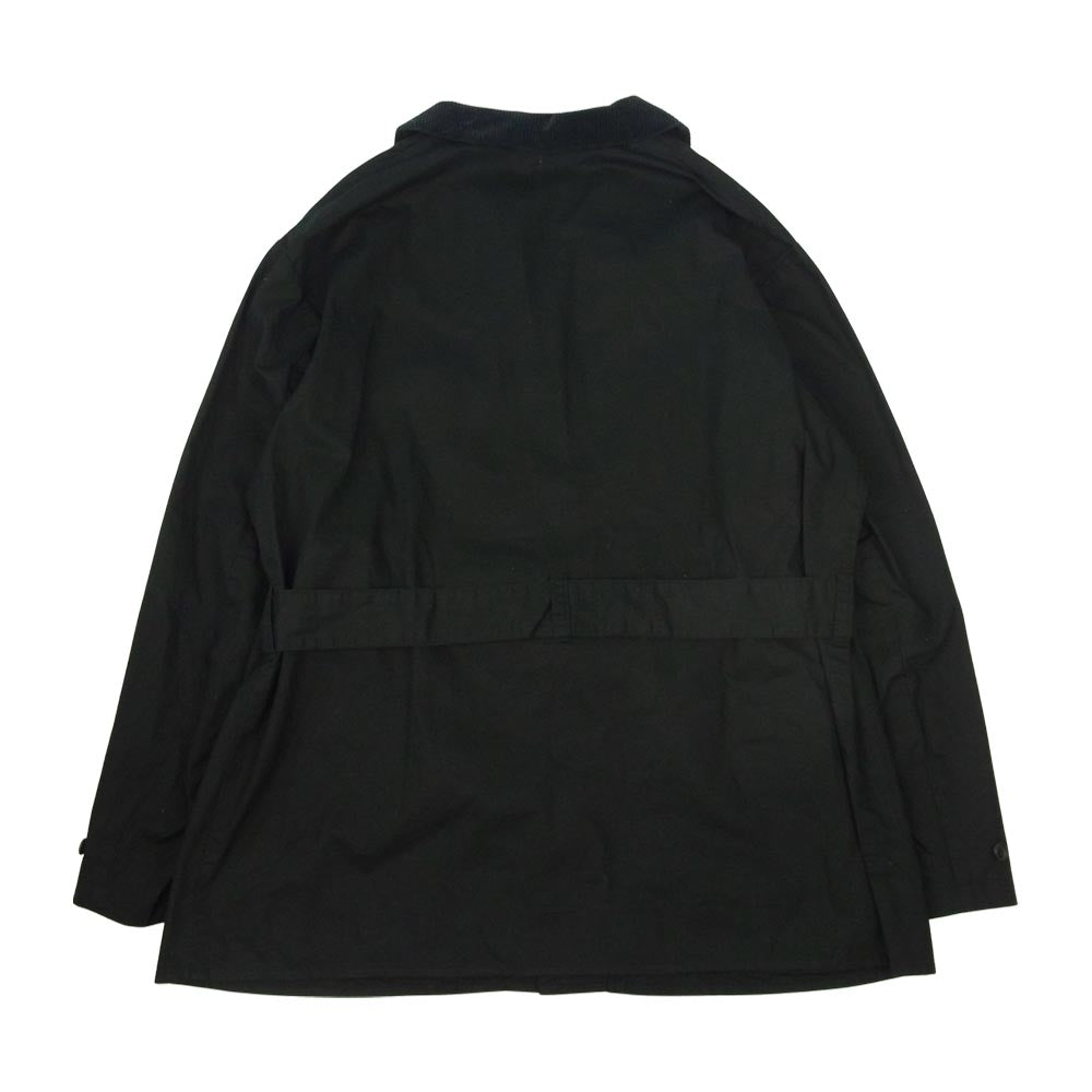PORTER CLASSIC ポータークラシック 21AW PARAFFIN CORDUROY BINGHAM JACKET パラフィンコーデュロイ ビンガムジャケット ブラック系 L【美品】【中古】