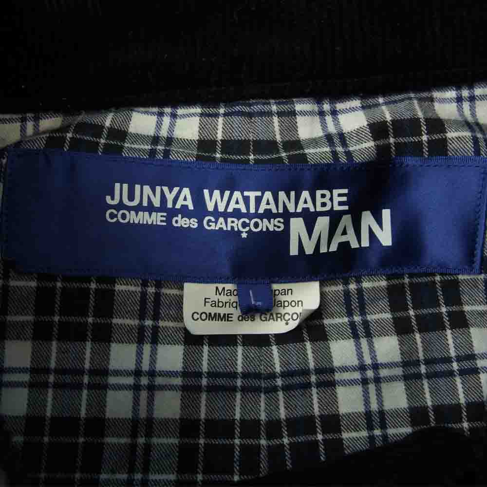 JUNYA WATANABE COMME des GARCONS MAN ジュンヤワタナベコムデギャルソンマン 21AW WH-J031  綿エステルギャバ スイングトップ ブラック系 L【美品】【中古】