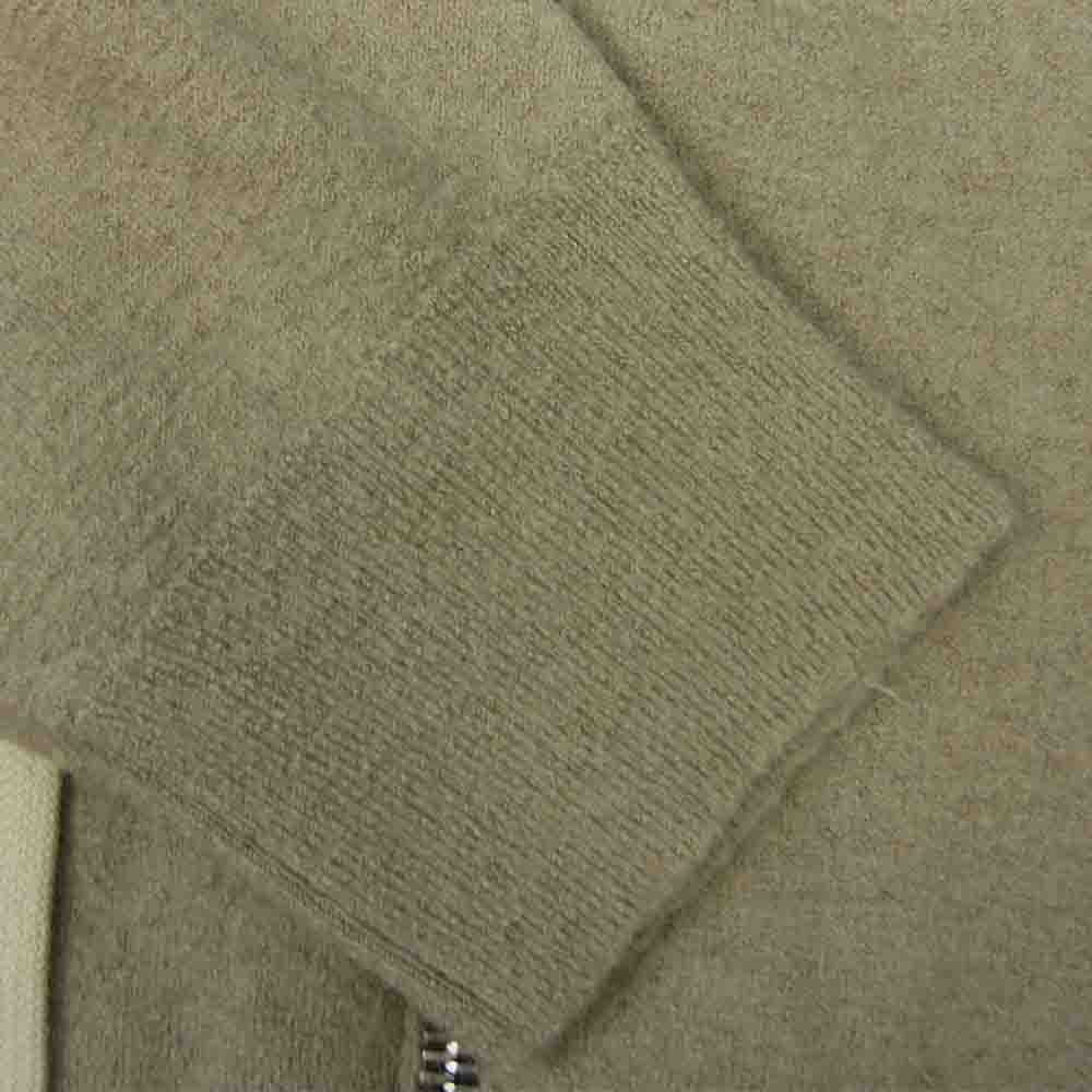 Rick Owens リックオウエンス 20AW RU20F3614-WSB Cashmere Hoodie カシミヤ100％ ニット ジップパーカー ブラウン系 L【美品】【中古】