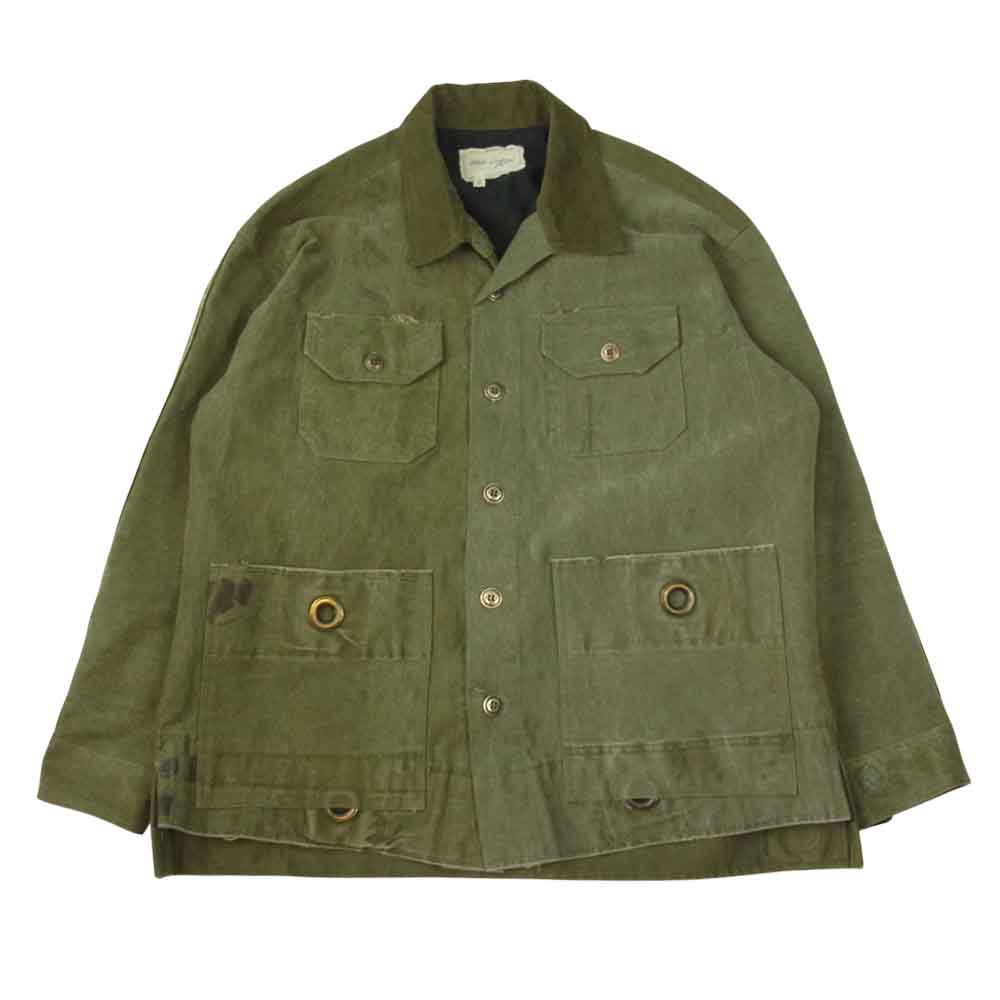 グレッグローレン 国内正規品 DUFFLE BAG BOXY WORK JACKET ダッフルバッグ ボクシー ワークジャケット カーキ系 3【美品】【中古】