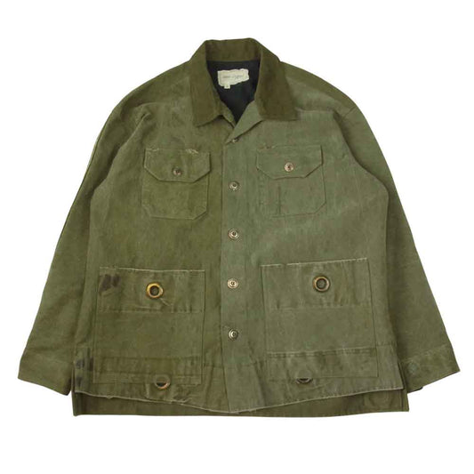 グレッグローレン 国内正規品 DUFFLE BAG BOXY WORK JACKET ダッフルバッグ ボクシー ワークジャケット カーキ系 3【美品】【中古】