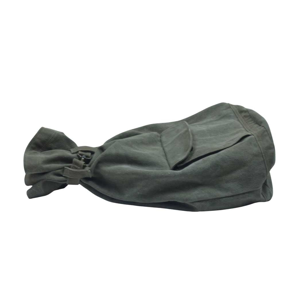 ナチュラル フライト ミリタリー 帆布 バッグ リュック カーキ系【中古】