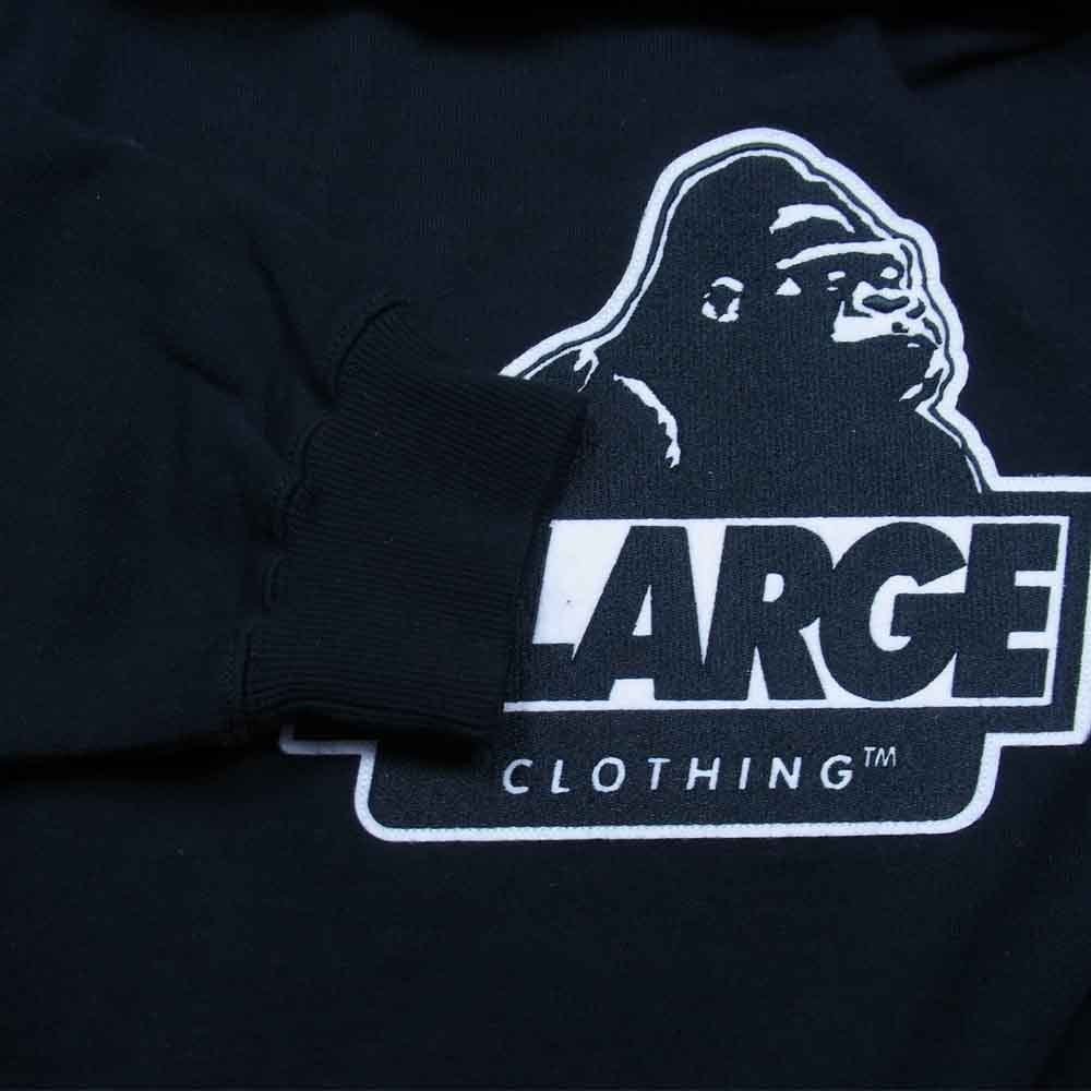 エクストララージ 101213012014 SLANTED OG PATCHED HOODED SWEAT スランテッド OG パッチ スウェット パーカー ブラック系 L【中古】