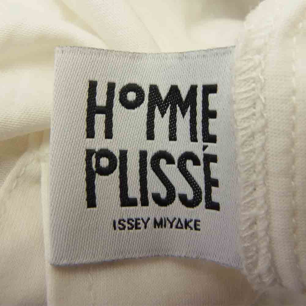 ISSEY MIYAKE イッセイミヤケ HOMME PLISSE オムプリッセ HP13-JJ206 JERSEY SHIRT コンパクトヤーン ロング シャツ ホワイト系 1【中古】