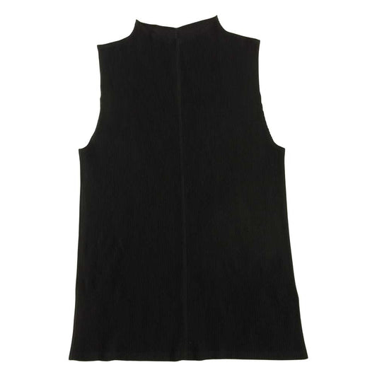 PLEATS PLEASE プリーツプリーズ イッセイミヤケ ISSEY MIYAKE イッセイミヤケ PP01FK302 ボトルネック ノースリーブ カットソー ブラック系 3【美品】【中古】