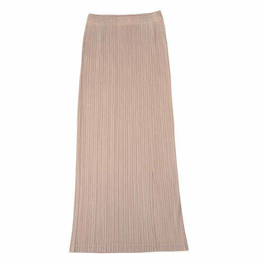 ISSEY MIYAKE イッセイミヤケ PLEATS PLEASE プリーツプリーズ LONG SKIRT PP11-JG435 プリーツ加工 ロング スカート ピンク系 3【美品】【中古】