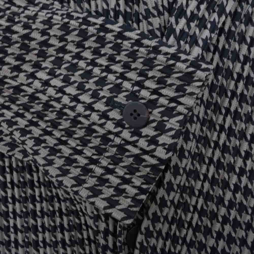 ISSEY MIYAKE イッセイミヤケ HOMME PLISSE オムプリッセ 21AW HP13JD185 CHIDORI 千鳥格子 プリーツ加工 ジャケット マルチカラー系 2【新古品】【未使用】【中古】