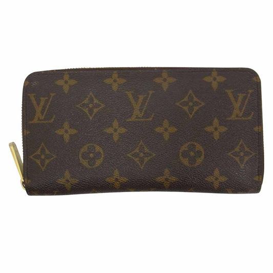 LOUIS VUITTON ルイ・ヴィトン M60017 モノグラム ジッピー ウォレット ブラウン系【中古】