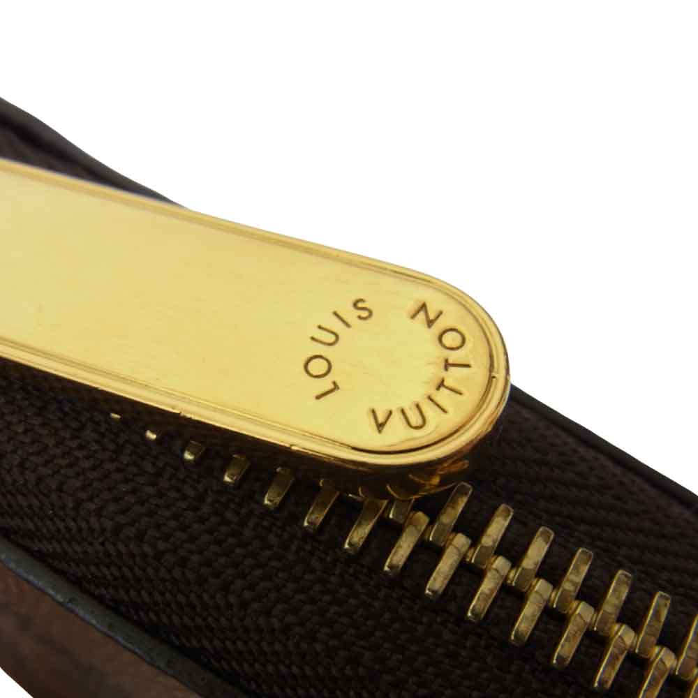LOUIS VUITTON ルイ・ヴィトン M69353 モノグラム ジャイアント リバース ジッピー ウォレット ブラウン系【美品】【中古】