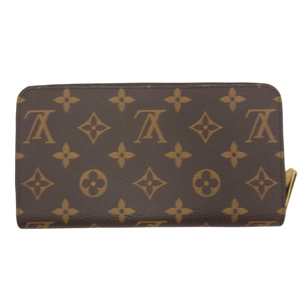 LOUIS VUITTON ルイ・ヴィトン M41895 モノグラム ジッピー ウォレット ブラウン系【極上美品】【中古】