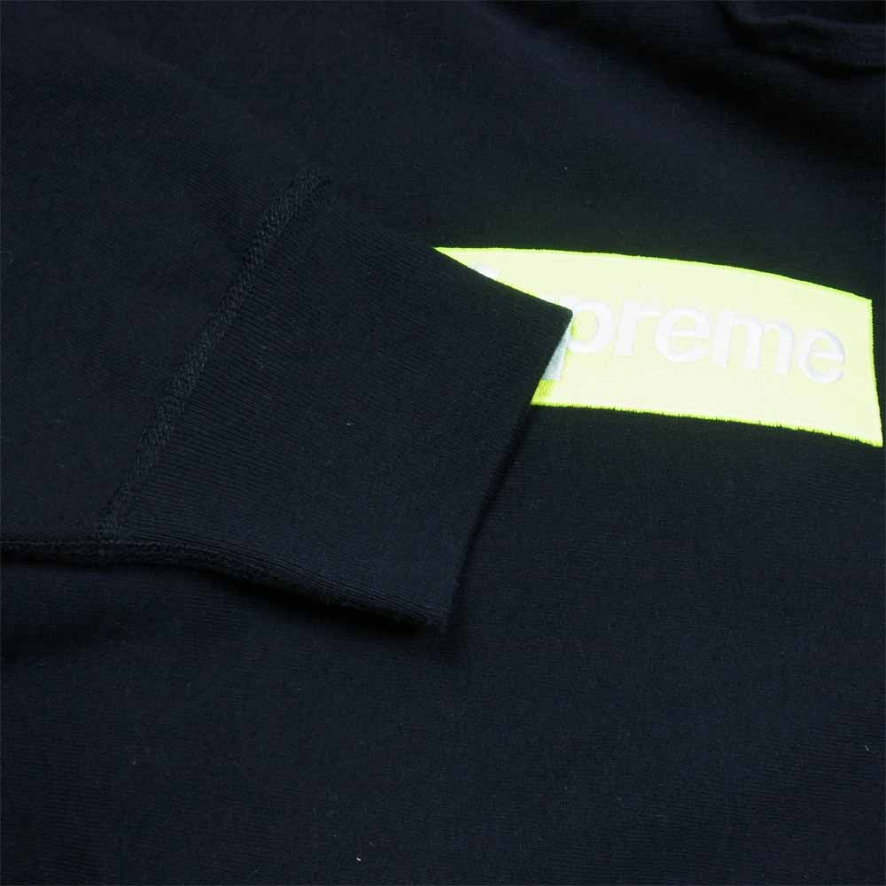 Supreme シュプリーム 17AW Box Logo Hooded Sweatshirt ボックスロゴ フーデッド スウェット プルオーバーパーカー ブラック系 M【中古】