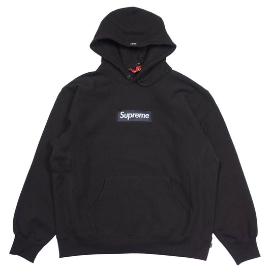 Supreme シュプリーム 21AW Box Logo Hooded Sweatshirt ボックスロゴ フーデッド スウェット プルオーバーパーカー ブラウン系 L【中古】