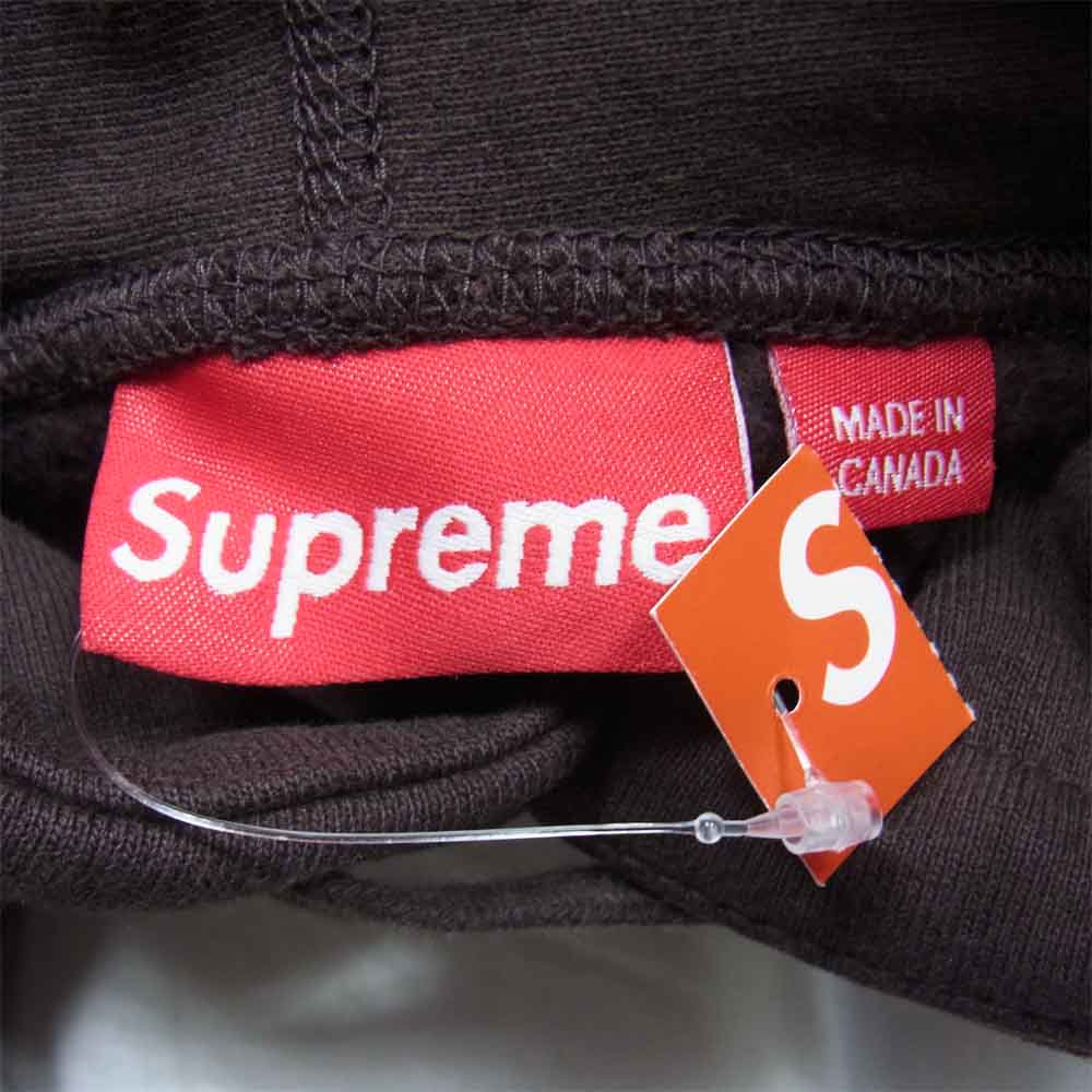 Supreme シュプリーム 21AW Box Logo Hooded Sweatshirt ボックスロゴ フーデッド スウェット プルオーバーパーカー ブラウン系 L【中古】