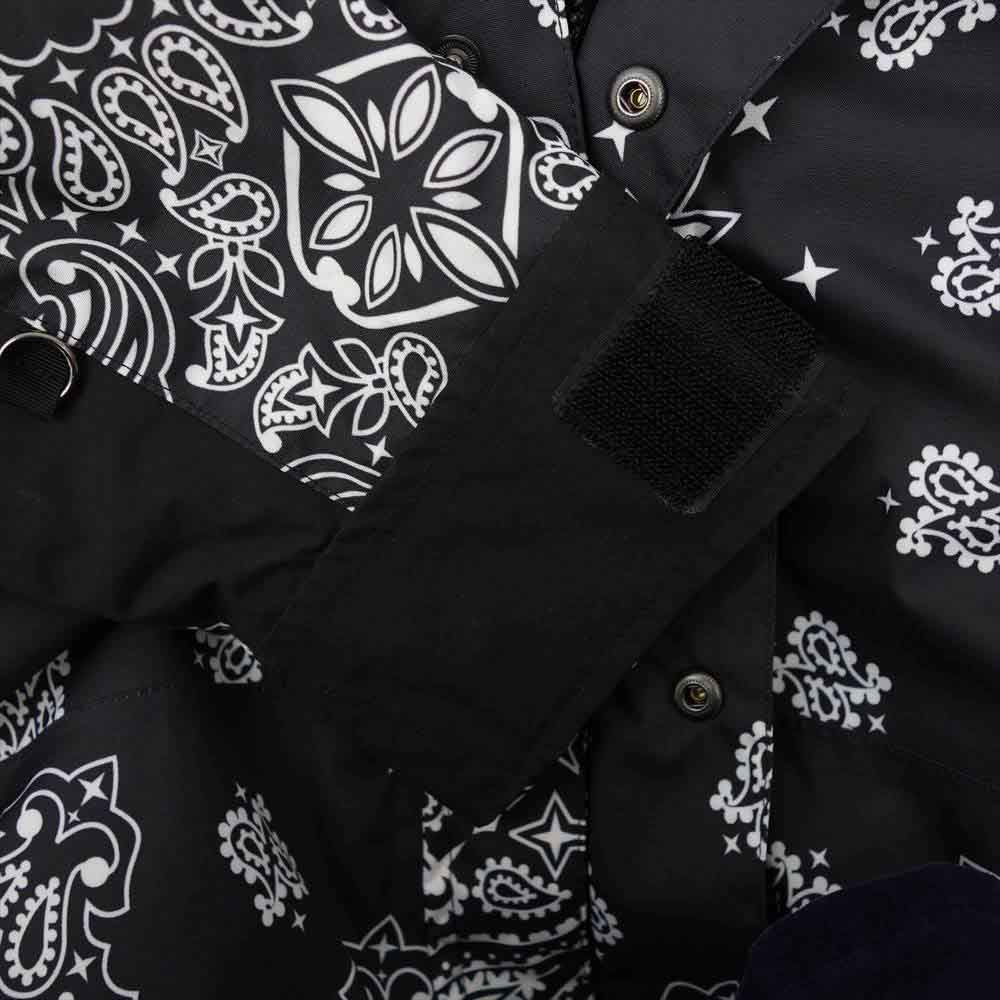 Supreme シュプリーム 14AW × The North Face ノースフェイス BANDANA MOUNTAIN PARKA バンダナ マウンテンパーカ ジャケット ブラック系 M【中古】