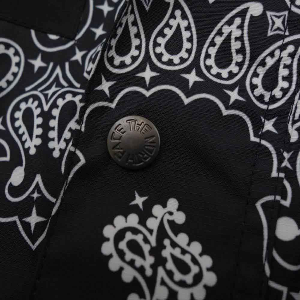 Supreme シュプリーム 14AW × The North Face ノースフェイス BANDANA MOUNTAIN PARKA バンダナ マウンテンパーカ ジャケット ブラック系 M【中古】