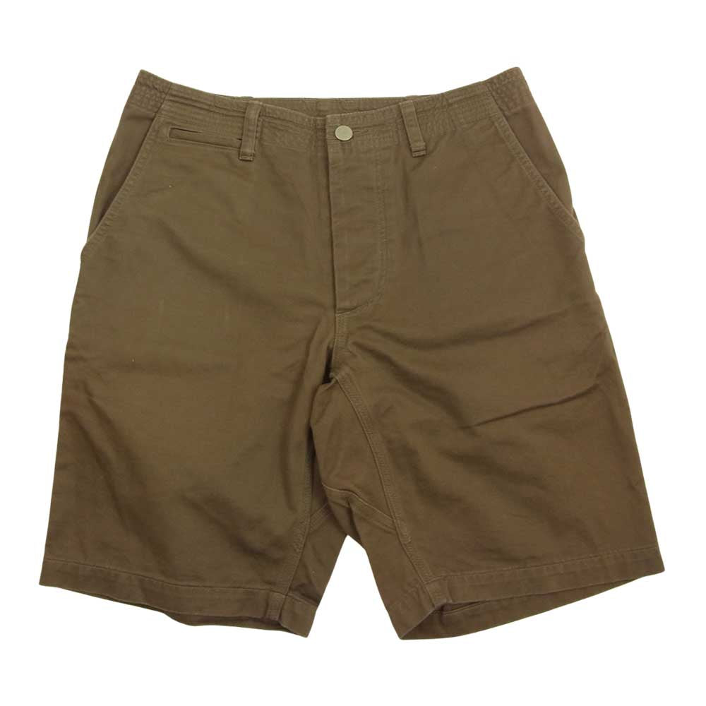 SASAFRAS ササフラス Sprayer Pant 1/2 スプレイヤー ハーフパンツ  ショーツ ブラウン系 S【中古】