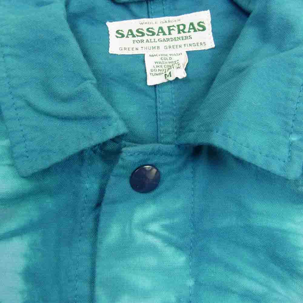 SASAFRAS ササフラス Transplant Jacket タイダイ トランスプラント ジャケット ブルー系 M【中古】