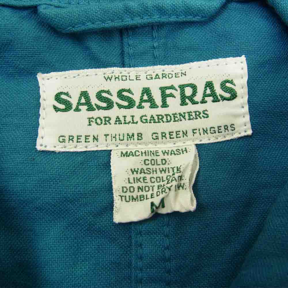 SASAFRAS ササフラス Transplant Jacket タイダイ トランスプラント ジャケット ブルー系 M【中古】