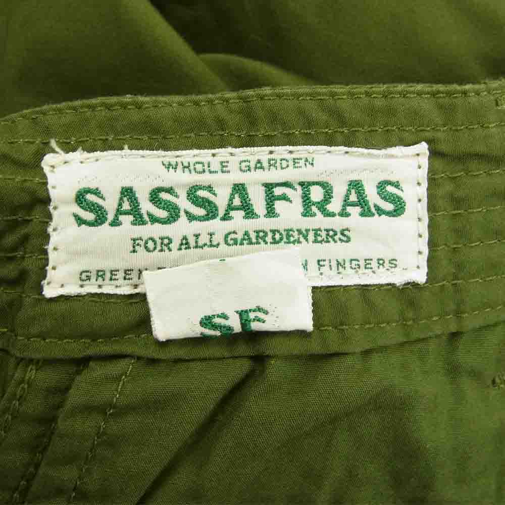 SASAFRAS ササフラス FALL LEAF PANTS フォールリーフ パンツ カーキ系 M【中古】