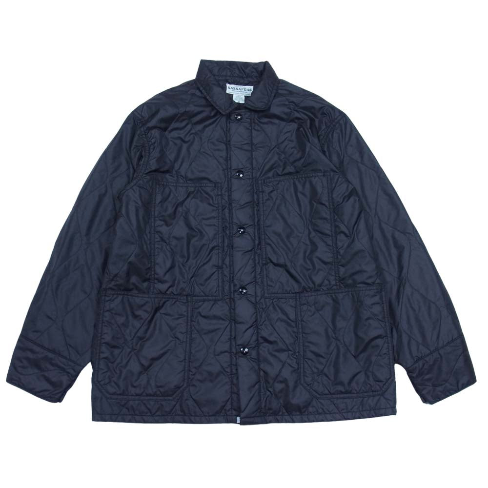SASAFRAS ササフラス Transplant Jacket キルティング トランスプラント ジャケット ブラック系 M【中古】