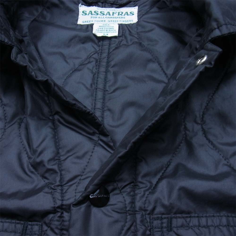 SASAFRAS ササフラス Transplant Jacket キルティング トランスプラント ジャケット ブラック系 M【中古】