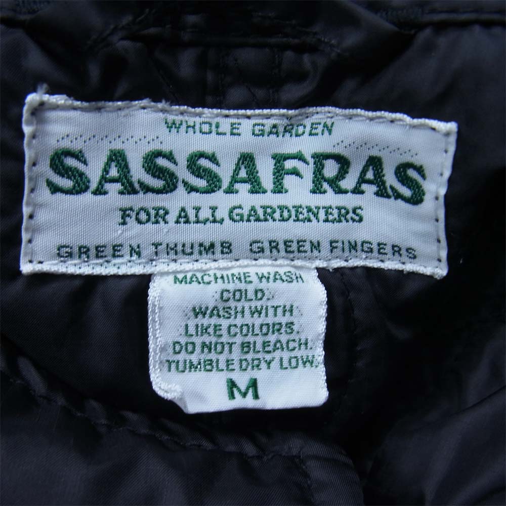SASAFRAS ササフラス Transplant Jacket キルティング トランスプラント ジャケット ブラック系 M【中古】