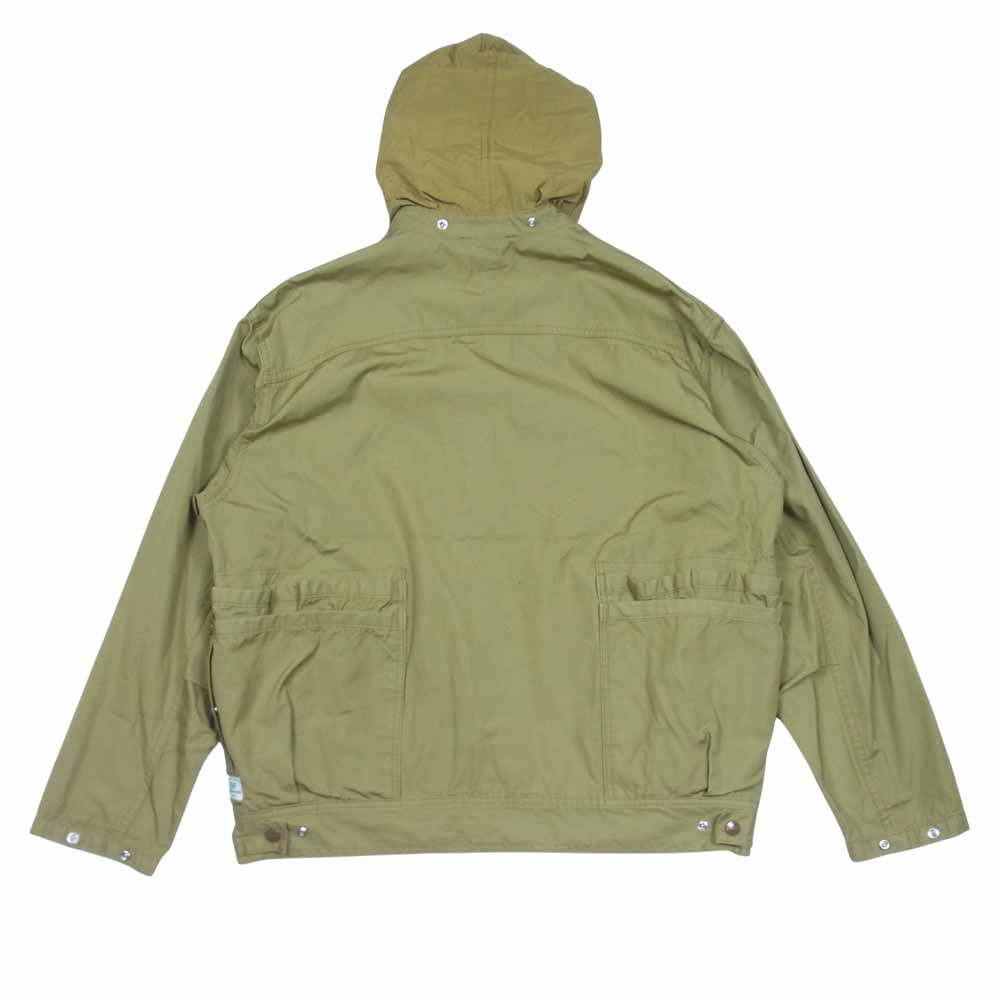 SASAFRAS ササフラス Overgrown Hiker Jacket オーバーグラウン ハイカー ジャケット カーキ系 M【美品】【中古】