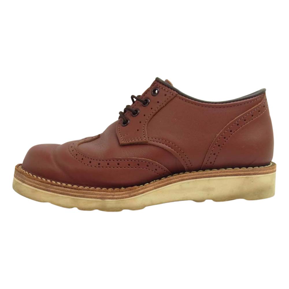 WESCO ウエスコ Custom JH Classics カスタム ジョンヘンリー クラシック ウィングチップ レザー シューズ ブラウン系 8 E【中古】