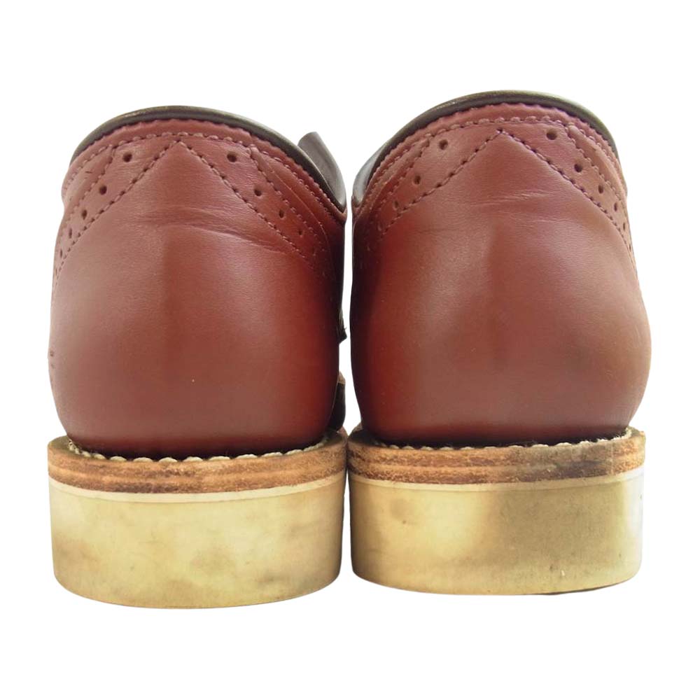 WESCO ウエスコ Custom JH Classics カスタム ジョンヘンリー クラシック ウィングチップ レザー シューズ ブラウン系 8 E【中古】