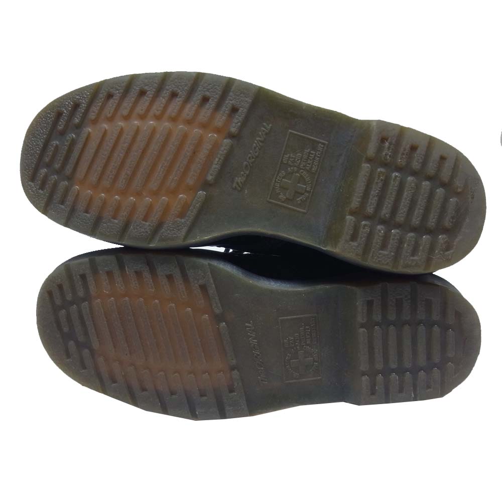 Dr.Martens ドクターマーチン 6ホール レースアップ ブーツ ブラック系 US7【中古】