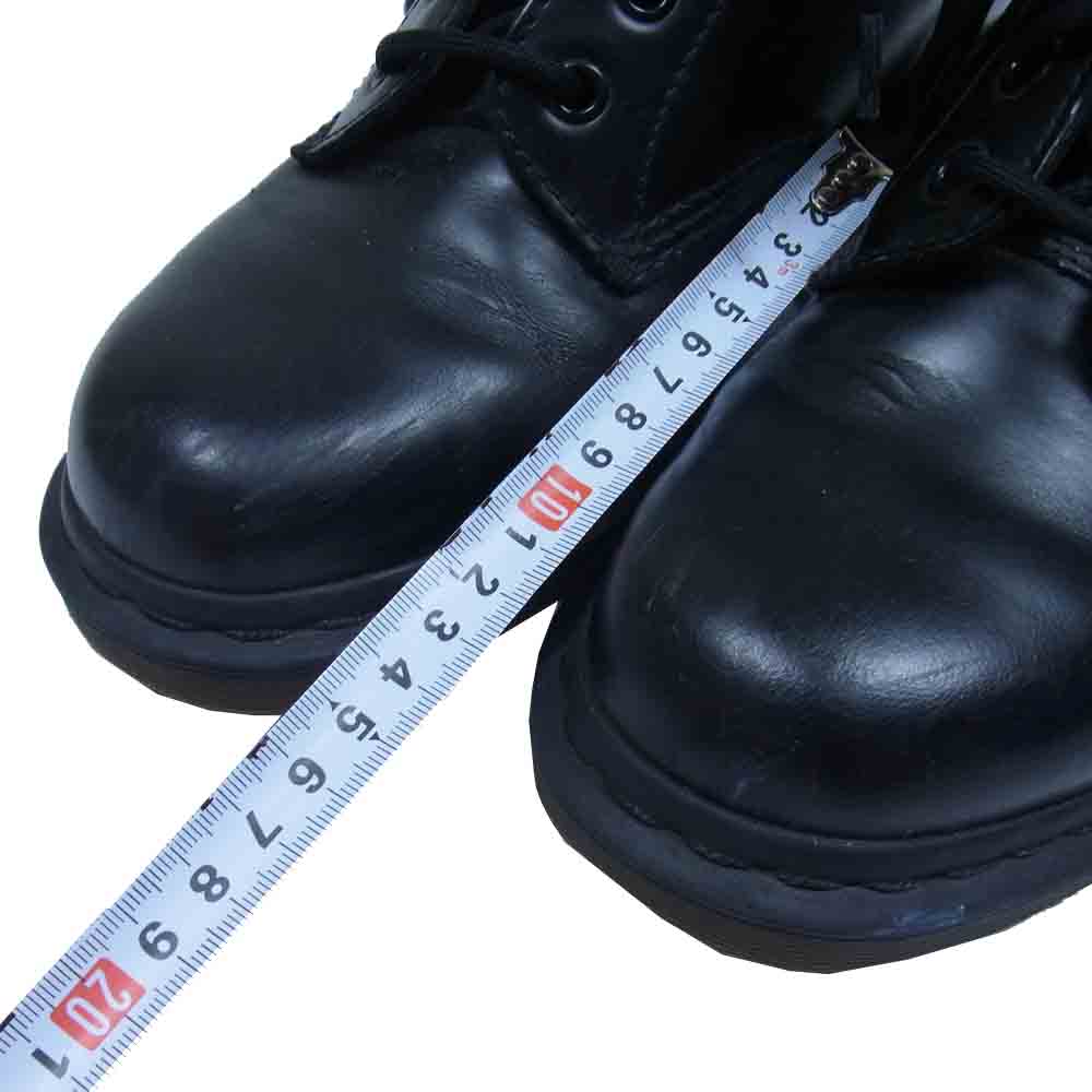Dr.Martens ドクターマーチン 6ホール レースアップ ブーツ ブラック系 US7【中古】