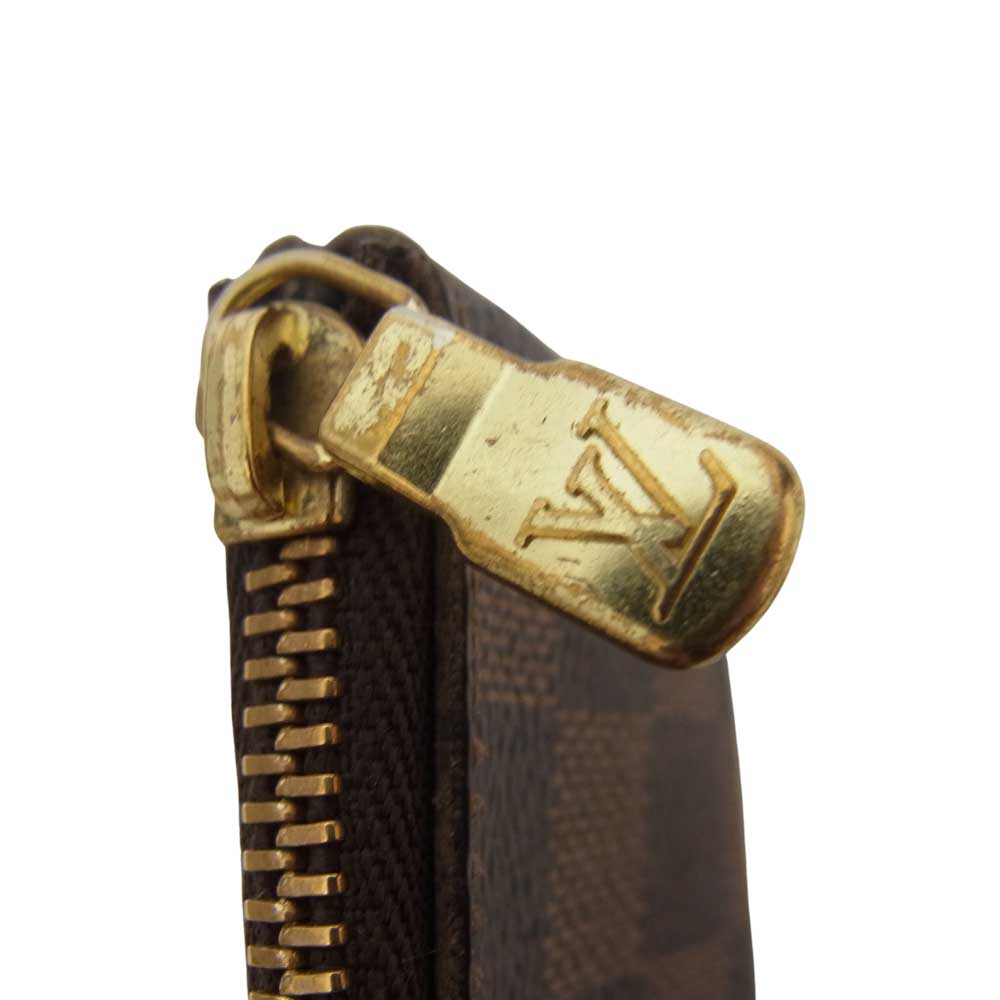 LOUIS VUITTON ルイ・ヴィトン N62658 ダミエ ポシェット クレ ブラウン系【中古】