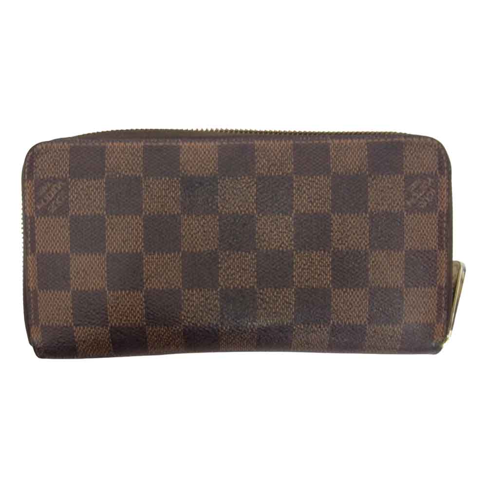 LOUIS VUITTON ルイ・ヴィトン N60015 ダミエ ジッピーウォレット ブラウン系【中古】