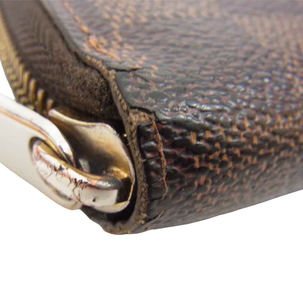 LOUIS VUITTON ルイ・ヴィトン N60015 ダミエ ジッピーウォレット ブラウン系【中古】
