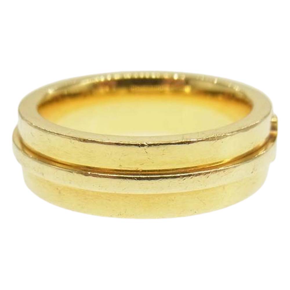 TIFFANY&Co. ティファニー K18 750 T ナロー ゴールド系【中古】