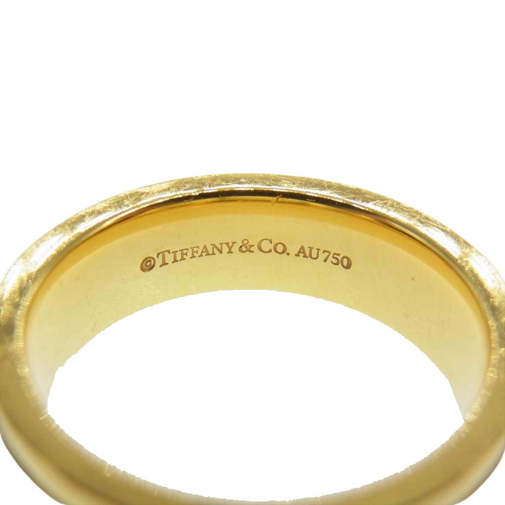 TIFFANY&Co. ティファニー K18 750 T ナロー ゴールド系【中古】