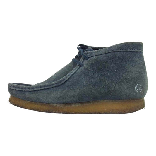 uniform experiment ユニフォームエクスペリメント CLARKS クラークス ワラビー シューズ ネイビー系【中古】