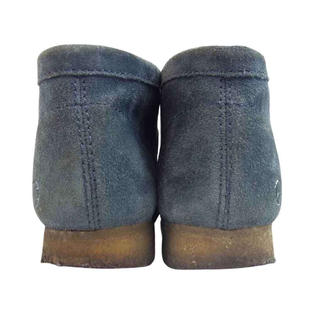 uniform experiment ユニフォームエクスペリメント CLARKS クラークス ワラビー シューズ ネイビー系【中古】