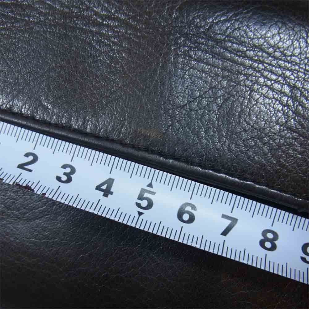 CHROME HEARTS クロムハーツ（原本無） WAVE ウェーブ クロスボール ボタン タンクカモ レザー ウォレット カーキ系【中古】
