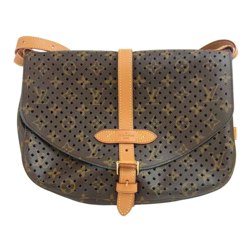 LOUIS VUITTON ルイ・ヴィトン M93998 モノグラム ペルフォ ソミュール30 ショルダーバッグ ブラウン系【美品】【中古】