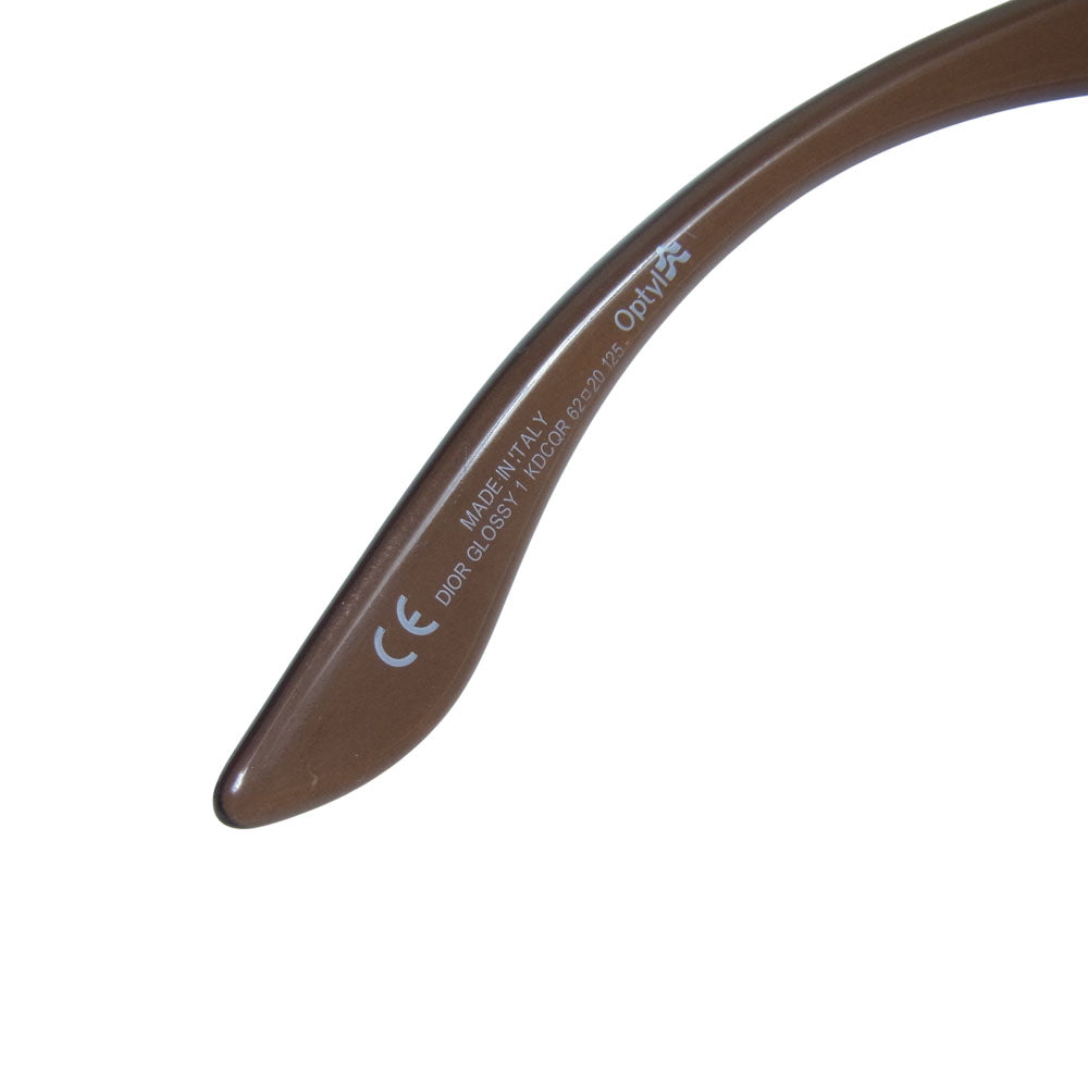 Christian Dior クリスチャンディオール GLOSSY サングラス ブラウン系【中古】