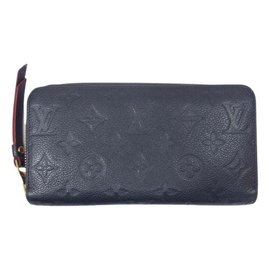 LOUIS VUITTON ルイ・ヴィトン M62121 モノグラム アンプラント ジッピー ウォレット ネイビー系【中古】